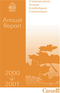 2000-2001 Annual Report Cover