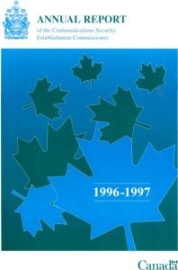 1996-1997 Annual Report Cover